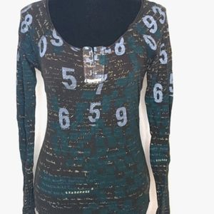 Free People Thermal Henley top